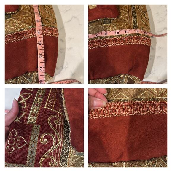 Handmade tapestry carpet bag adjustable backpack pocket inside bohemian indie main image 9